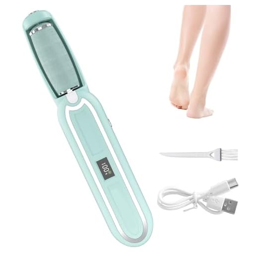 Electric Callus Remover, Rechargeable Foot File Pedicure Tool, Waterproof Hard Skin Remover for Feet, With Roller Head, 3 Speeds, Digital Screen, Professional At-Home Spa Pedicure Experience