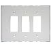 GlassAlike Triple Decora Acrylic Mirror Switch Plate