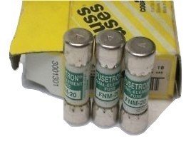 Bussmann FNM-20 Fuse; Cylinder; Time Lag; 20A FNM20 (PACK OF 5)