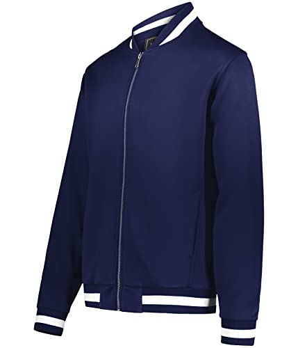 Holloway 223647 - Youth V-Street Full Zip Jacket - NAVY/WHITE - L