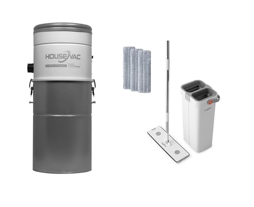 HouseVac Aspirateur central HV-700ST-35H pour nettoyer votre maison | Puissance d'aspiration 700...