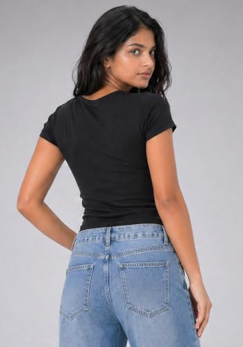 Image of Wear Your Opinion Women's Cuddle Baby Tee Fitted Top Summer Tshirt Short Sleeve 220 GSM Soft Fabric