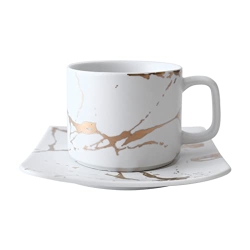Tasse à thé en verre marbré pour une pause sensorielle unique