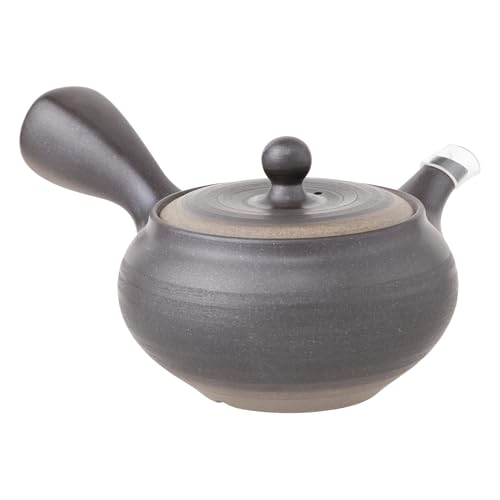 常滑焼(Tokonameyaki) 常滑焼 急須 盛正 黒吹き 280ml tk024 の商品画像 1