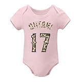 [DIMIAOSI] Angels 大谷翔平 ベビー服 カバーオール 新生児服 半袖 夏服 肌着 通気 ロンパース 綿100% 柔らかい 女の子 男の子 おしゃれ プリント 赤ちゃん ボディスーツ 出産祝い 新生児ギフト 3months