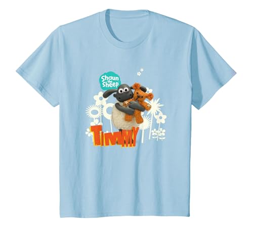 Official Shaun The Sheep T-Shirt 'Timmy' T-Shirt, Kinder, Himmelblau, 116