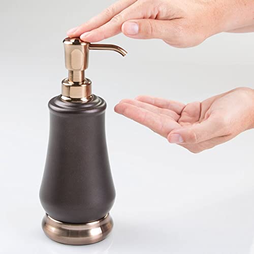 mDesign Modern Metal Refillable Soap Dispenser #TOP30