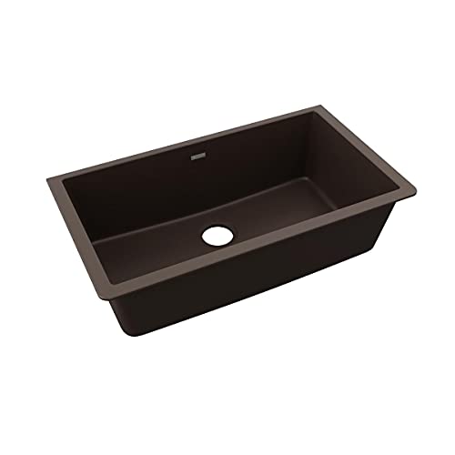 Elkay-Quartz-Classic-ELGRU13322MC0-Mocha-Single-Bowl-Undermount-Sink Elkay Quartz Classic ELGRU13322MC0 Mocha Single Bowl Undermount Sink