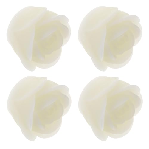 Velas LED de Rosa blanco sin llama seguras para niños y mascotas en jardines