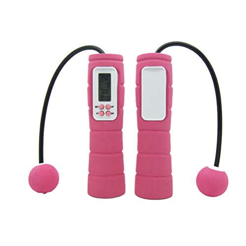 BESPORTBLE Ropeless Jump Rope with Counter LCD Wireless Fitness Jump Rope Cordless Jumping