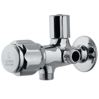 Essco Jaquar DLX-526A Brass 2-Way Angle Valve (Chrome)