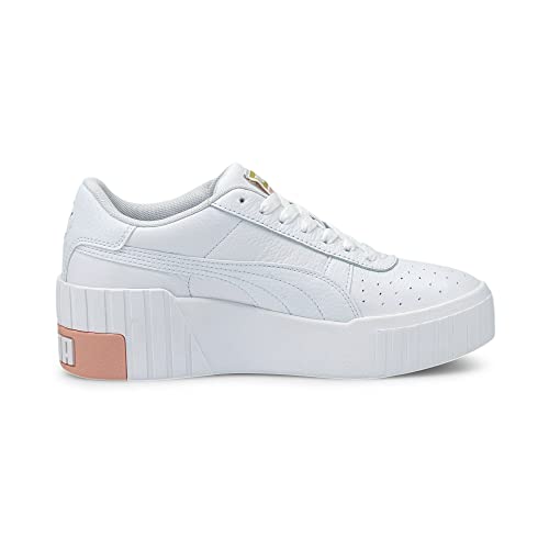 Image of PUMA Womens Cali Platform Sneakers Shoes Casual - White
