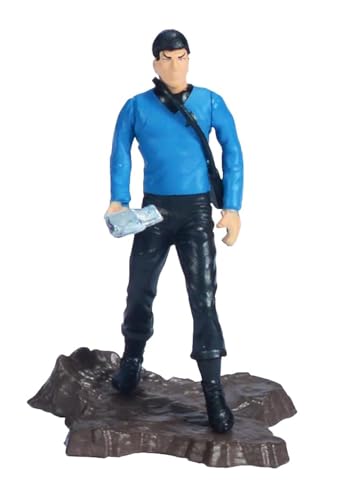 World's Smallest Surtido de microfiguras del universo de Star Trek. Figuras en miniatura de 1.25 pulgadas del Capitán Kirk, Mr. Spock y la U.S.S. Enterprise. Cada una se vende por separado. Estilo