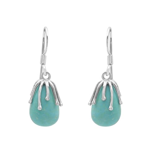 Boucles d'oreilles bohème turquoise parfaites pour vos tenues d'été et soirées