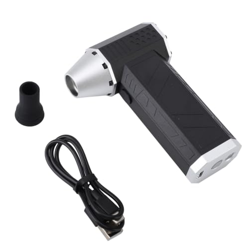 Plumero de aire recargable portátil mini jet fan de 120000RPM con luces para limpiar 7
