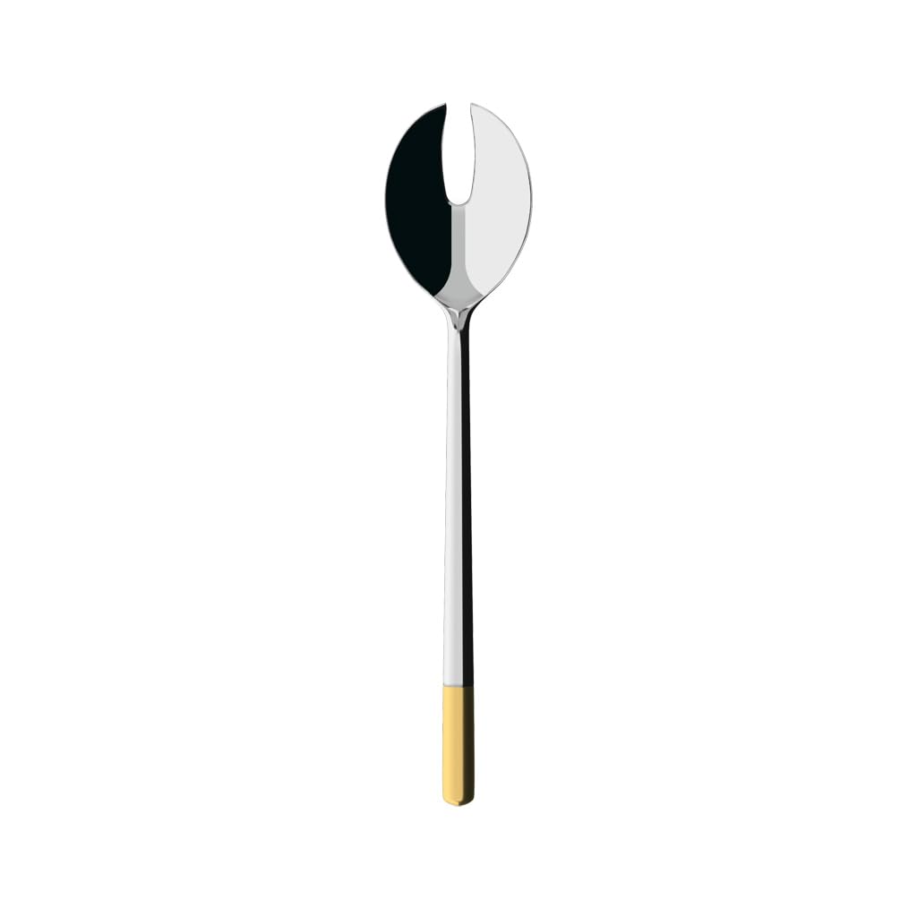 Villeroy & Boch Ella Partially Gold Plated 236 mm Salad Serving Fork