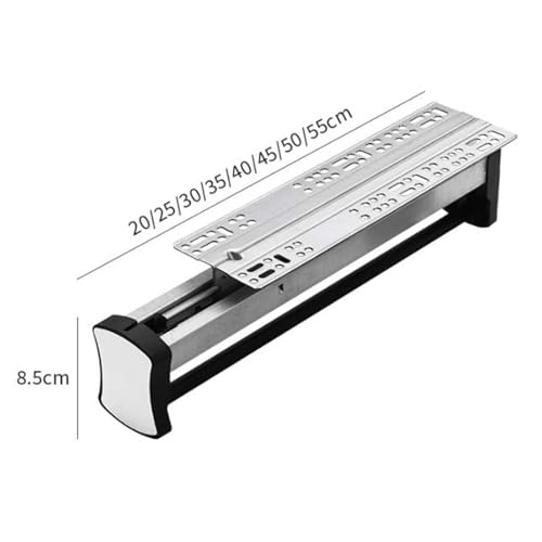 Pied de placard extensible en acier inoxydable premium de 25 kg - 6