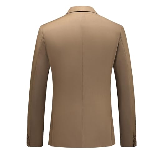 Men's 2 Piece Slim Fit Suit Business Casual Notched Lapel Double Breasted Jacket Pants Set Wedding Suit Prom Suit2