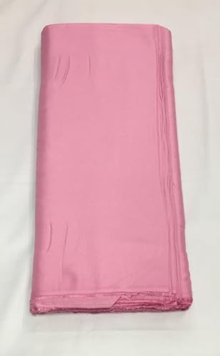 Image of BKRKJ Women's Rayon Cotton Unstitched Fabric by Meter for Sewing Suit Salwar Chudidar Patiyala Kurti Shirt Kameez Blouse Kurta Pyjama (3 Meter, Light Pink)