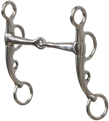 Showman Stainless Steel 5" Jointed Mouth Pelham Bit