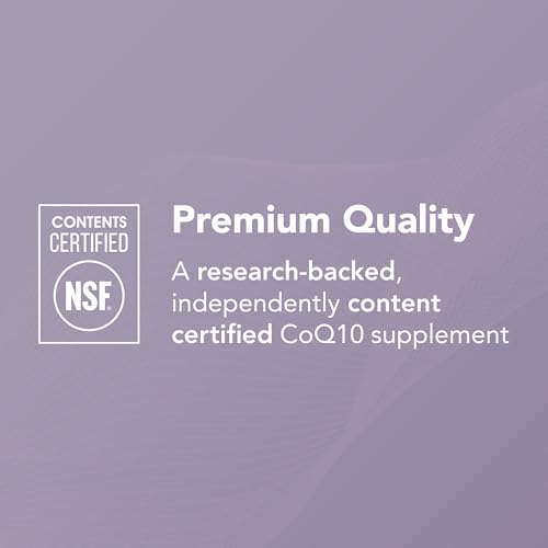 Theralogix NeoQ10 Coenzyme Q10 Supplement - Heart Health & Fertility Support - CoQ10 Fertility Supplement for Men & Women* - NSF Certified - 90 Softgels (90-Day Supply) - Image 5