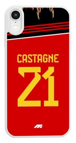 MYCASEFC Coque Football Timothy Castagne Belgique Personnalisée HTC 530. Housse de Football pour Smartphone pour Les Fans de Football - Idée Cadeau - Design...