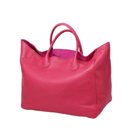 Sac en cuir pleine fleur chic, le grand fourre-tout A4 féminin pour le travail