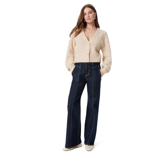 Sam Edelman Women's Isabella Puff Sleeve Button Front Shrug Cardigan Standard2