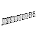 Sealey AK70612 Total Drive Socket Set, 1/2