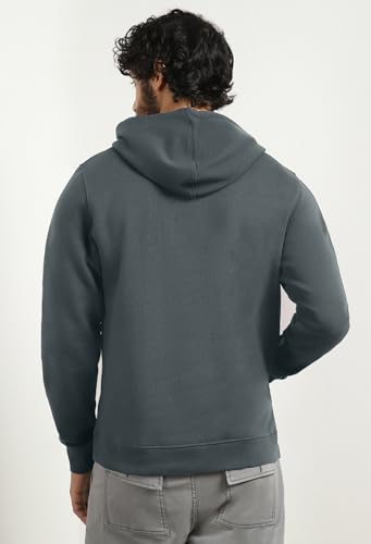 Image of Nobero Hoodies for Man | 280 GSM Rich Cotton Fleece Solid Hooded Full Sleeve Sweatshirt for Man | Stylish Casual Wear Winter Hoodies for Men