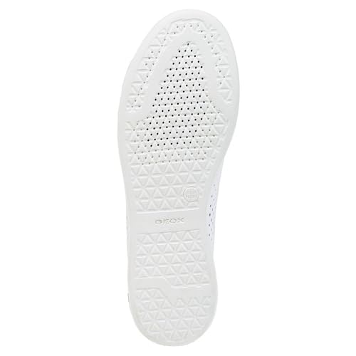 Geox Girls' D Jaysen B Trainers, White Lt Silver, 72