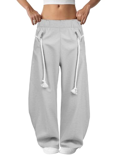 SOFIA'S CHOICE Baggy Pants Barrel Wide Leg Sweatpants Y2k with Pockets for Men2