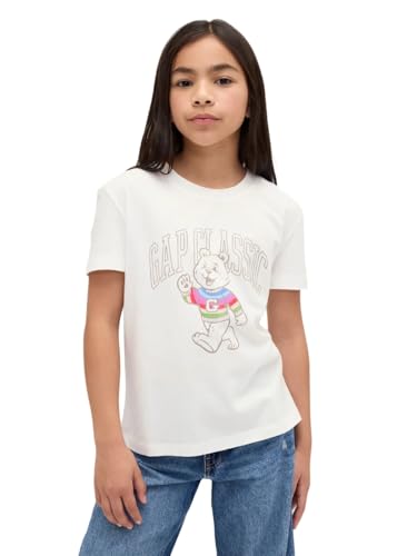 Image of Gap Girls Short Sleeve Logo Tee T-Shirt