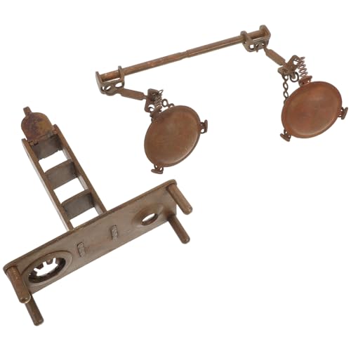 Balance vintage laiton décoration d'exception style antiquité de bureau