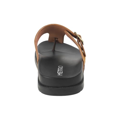 Image of Metro Men Flat Casual /Comfort Synthetic Leather Chappal