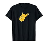I Heart West Virginia Home Apparel WV Mountain Souvenir Gift T-Shirt