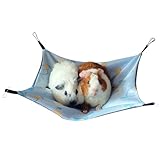 Sécurité et confort : le hamac pour cochons d'Inde est sans danger pour les petits animaux de compagnie ; le tissu doux évite les blessures ; cet accessoire pour furets favorise le bien-être de votre animal
