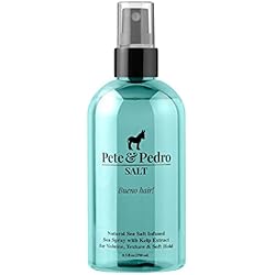 Pete & Pedro SALT - Natural Sea Salt Spray for Hair Men & Women, Adds Instant Volume, Texture, Thickness, & Light Hold | Texturizing & Thickening | As Seen on Shark Tank, 8.5 oz.