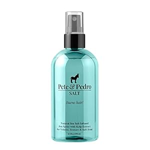 Pete & Pedro SALT – Natural Sea Salt Spray for Hair Men & Women, Adds Instant Volume, Texture, Thickness, & Light Hold | Texturizing & Thickening | As Seen on Shark Tank, 8.5 oz.