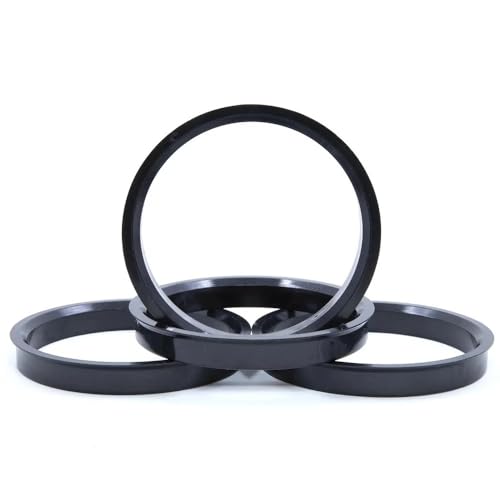 Anneaux de centrage 4 pièces entretoises de roue hubcentric plastique rigide