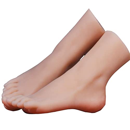 Linmin 1 Pair Of Silicone Models 1:1 Scale Model Silicone Women'S Performance Art Shooting Prop Etc (Flesh Color) Size 37 cover