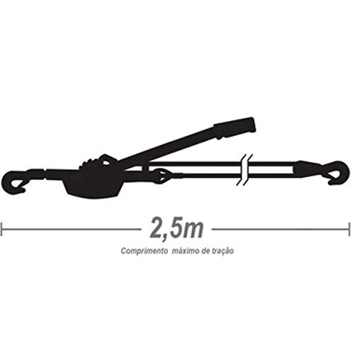 Guincho Manual Tifor com Catraca Capacidade 4 Toneladas 927 - Lorben