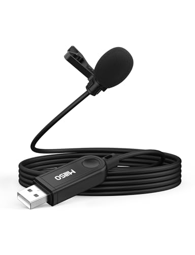 MillSO ピンマイク クリップ付き 全指向性 USB マイク 有線 小型 集音マイク 録音 オンライン授業 通話 会議やゲームに PS5 PS4 PCなどUSB A 機器用 200cm