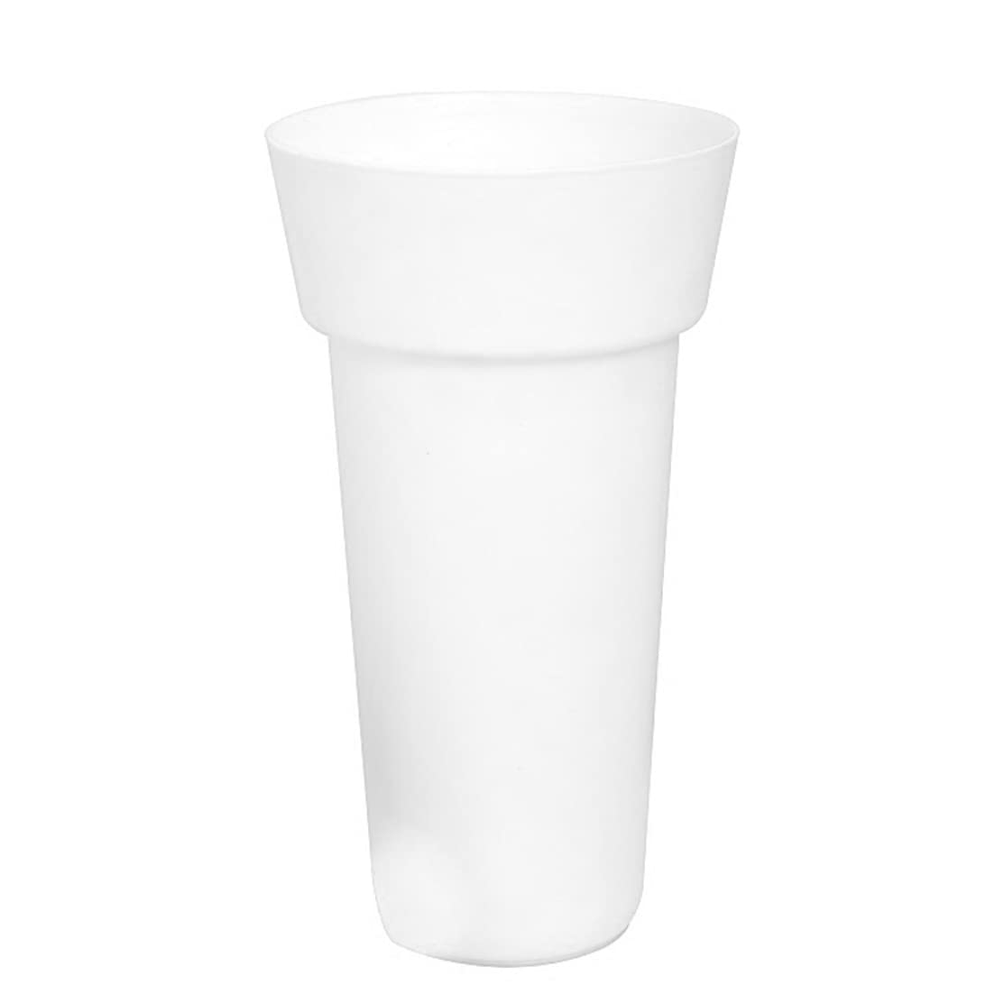 Vases en plastique blancs grands pots de plante ronds pour bureau