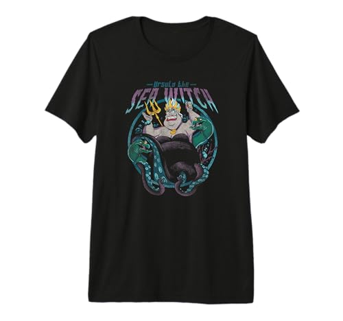 T-shirt Ursula Disney vêtement graphique La Petite Sirène pour adulte