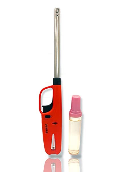 Refillable Gas Lighter for Kitchen and Restaurant Use - Long Stylish Stove Lighter - Rust-Proof and Durable - Ideal for Gas Stoves, Grills, and Fireplaces