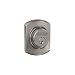 Schlage Single Cylinder Deadbolt with Greenwich Trim, Satin Nickel (B60 N GRW 619)