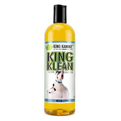 King KanineNatural Organic Pet Shampoo - Reduce Shedding & Soften Coat With Coconut Oil, Olive Oil, Jojoba Oil, Lemongrass, Aloe Vera,