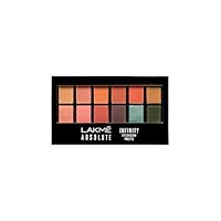 LAKMÉ Absolute Infinity Eye Shadow Palette Matte Finish, Coral Sunset, 12g