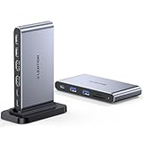 10-in-1 Expansion - USB C Laptop Docking Station equips with 2*HDMI ports, 1*100w power delivery charging port, 1*USB-C data port , 2*USB-A 3.0 ports , 2*USB-A 2.0 ports, and SD/Micro SD card reader ports. Plug and Play by one 3.3ft long cable to you...